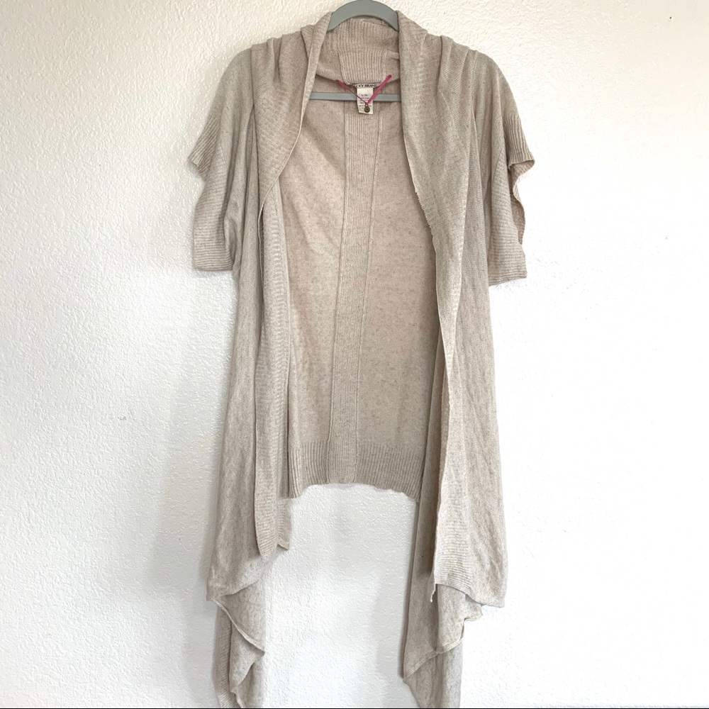 Lucky Brand Handkerchief Linen Duster Sweater
